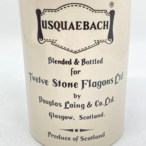 ウシュクベ ストーンフラゴン 陶器ボトル 750ml 43% 1408g USQUAEBACH Stone Flagon 【O】