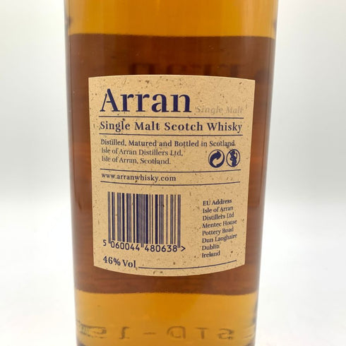 アラン 10年 ノンチルフィルタード 700ml 46% Arran スコッチウイスキー【B1】