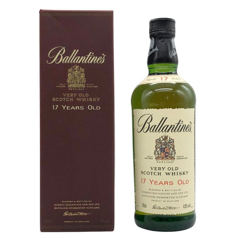 バランタイン 17年 ベリーオールド 青青紋章 旧ボトル 700ml 43% Ballantines's Very Old スコッチウイスキー【A】