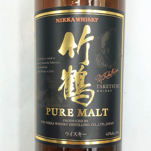 東京都限定◆ニッカ 竹鶴 ピュアモルト 黒ラベル 700ml 43% NIKKA 【O4】
