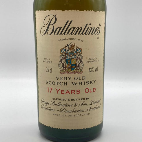 バランタイン 17年 ベリーオールド 青青紋章 760ml 43% Ballantine's スコッチウイスキー【E】