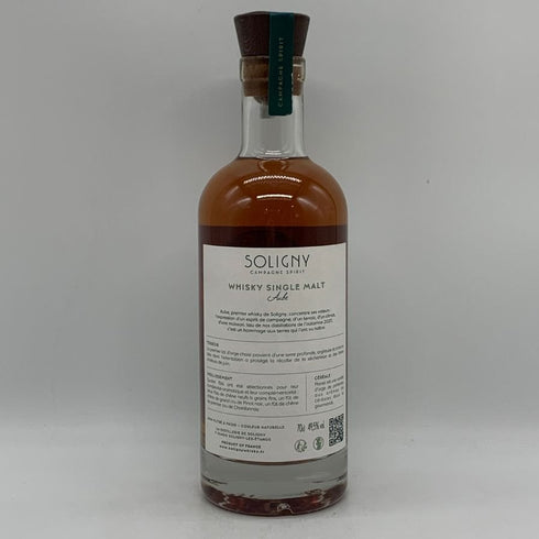 ソリニ シングルモルト ウイスキー シャンパンスピリット 700ml 49.5% SOLIGNY CAMPAGNE SPIRIT ウイスキー【Q0】