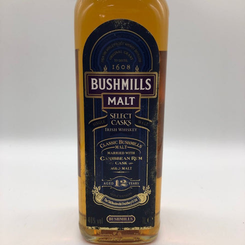 ブッシュミルズ 12年 1000ml 40% BUSHMILLS アイリッシュウイスキー【V1】