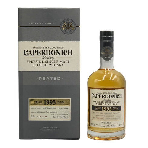 キャパドニック 26年 1995-2022 ピーテッド アメリカンオークバレル 700ml 49.1% CAPERDONICH スコッチウイスキー【V1】