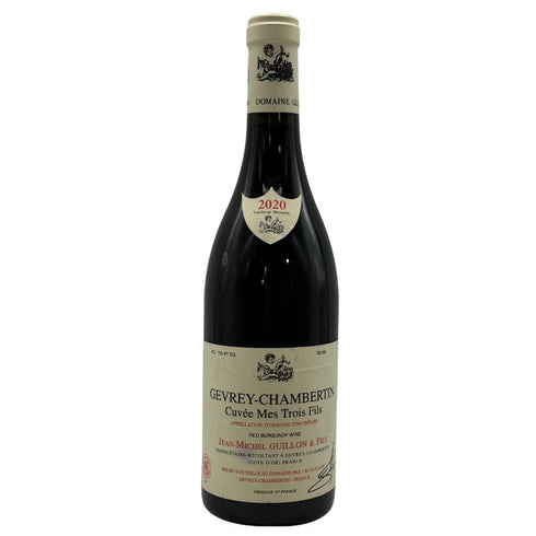 ジャン ミシェル ギュイヨン ジュヴレ シャンベルタン キュヴェ メ トロワ フィス 2020 750ml 13% Jean Michel Guillon ブルゴーニュワイン【F3】