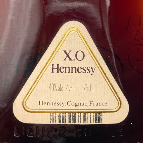 ヘネシー XO 金キャップ グリーンボトル 750ml 40% Hennessy コニャック【N1】