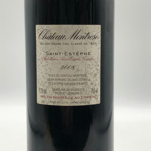 シャトー モンローズ サン テステフ 2008 750ml 13% CHATEAU MONTROSE SAINT-ESTEPHE ボルドーワイン【R0】
