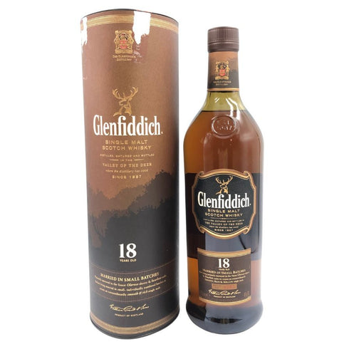 グレンフィディック 18年 マリードイン スモールバッチ 1000ml 43% Glenfiddich スコッチウイスキー【B4】