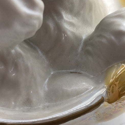 ティーカッププードル デキャンタ ブラン 陶器ボトル 500ml Teacup poodle Decanter ブランデー1260g【F0】