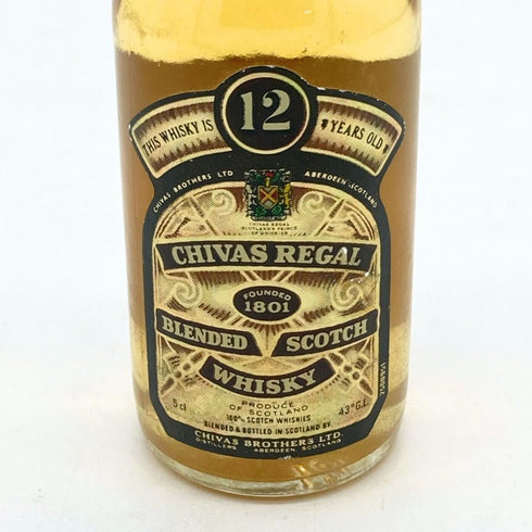 シーバスリーガル 12年 ブレンデッド ウイスキー 1801 50ml 43% CHIVAS REGAL スコッチウイスキー【G4】