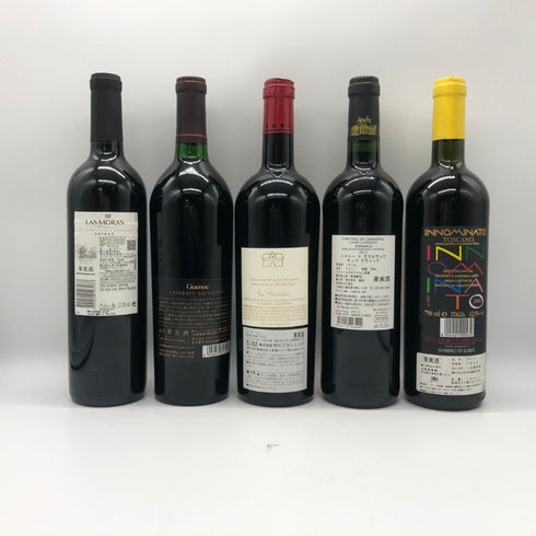 赤ワイン まとめ【5本セット】 INNOMINATO 750ml 12.5% LASMORAS 750ml 13.5% FORMAN 750ml 13% Guenoc 750ml 14% CHATEAU CAMARSAC 750ml 12.5% 赤ワイン【20】