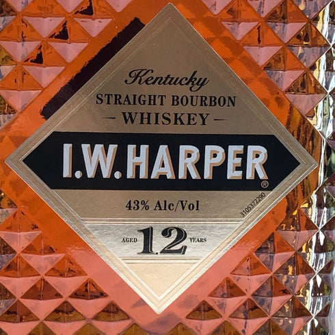 I.W. ハーパー 12年 木箱 グラス付き 700ml 43% IW HARPER バーボン【O4】