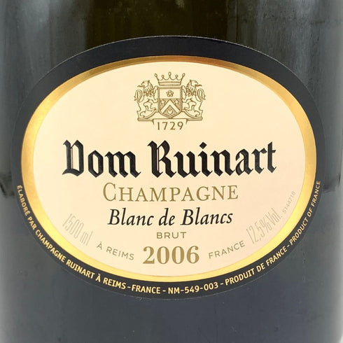 ドン ルイナール ブラン ド ブラン 2006 1500ml 12.5% Dom Ruinart シャンパン【Z1】