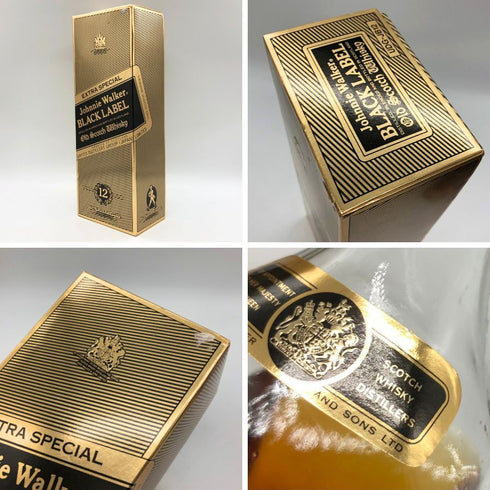 ジョニーウォーカー ブラックラベル 12年 エクストラ スペシャル 黒金キャップ 750ml 43% Johnnie Walker BLACK LABEL EXTRA SPECIAL スコッチウイスキー【T】