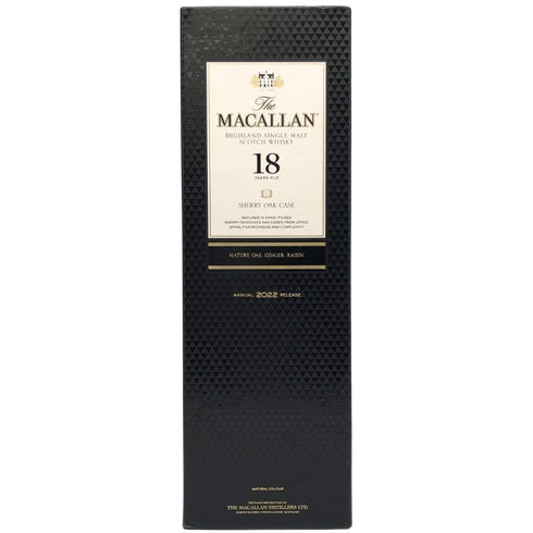 ザ マッカラン 18年 シェリーオーク 空き箱 化粧箱 カートン The MACALLAN【A3】