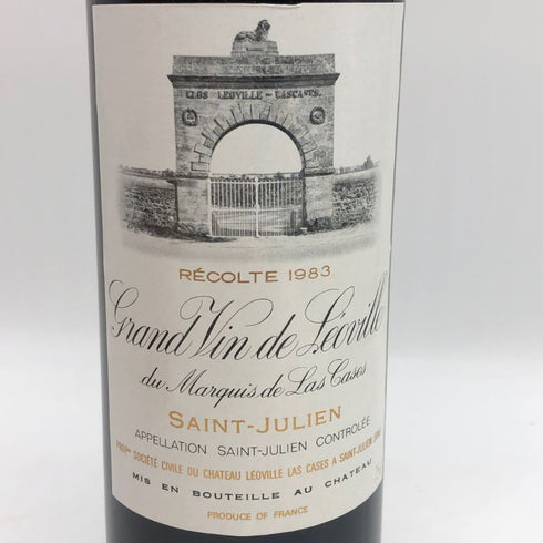 シャトー レオヴィル ラス カーズ サン ジュリアン 1983 750ml 14%未満 Chateau Leoville ボルドーワイン【L4】