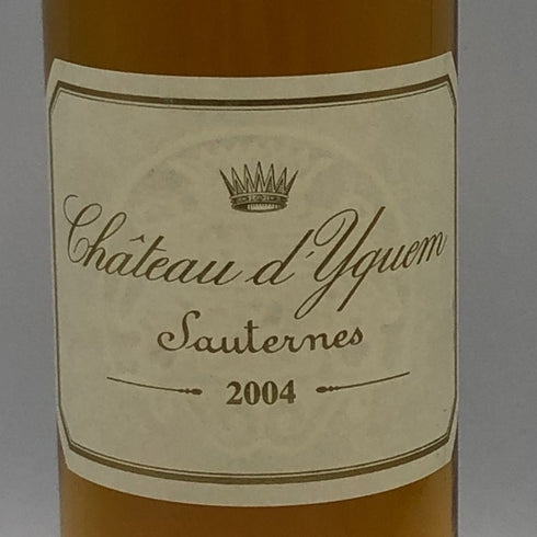 シャトー ディケム ソーテルヌ 2004 750ml 14% Chateau d’yquem 白ワイン【C2】
