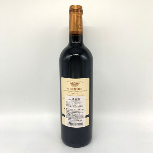 サルジェ ド グリュオ ラローズ サン ジュリアン 2016 750ml 13% SARGET DE GRUAUD LAROSE ボルドーワイン【X4】