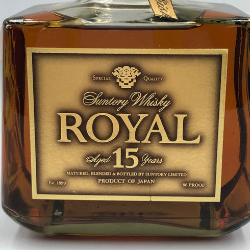 東京都限定◆サントリー ウイスキー ローヤル 15年 ゴールドラベル 750ml 43% SUNTORY WHISKY ROYAL 【Q】