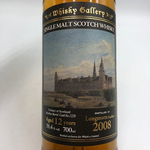 ウイスキーギャラリー ロングモーン 12年 2008 56.4% 700ml whiskey gallery スコッチウイスキー【B2】