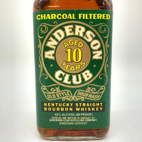 アンダーソンクラブ 10年 750ml 43% ANDERSON CLUB バーボン【E】