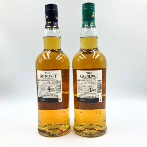 【セット】グレンリベット 12年 ダブルオーク ファウンダーズ リザーブ アメリカンオークセレクション 2本セット 700ml THE GLENLIVET スコッチウイスキー【C1】