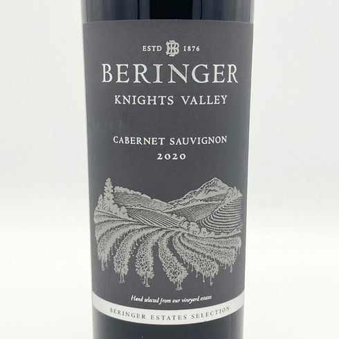 ベリンジャー ナイツ ヴァレー カベルネソーヴィニヨン 2020 750ml 15% Beringer Knights Valley Cabernet Sauvignon カリフォルニアワイン【R4】