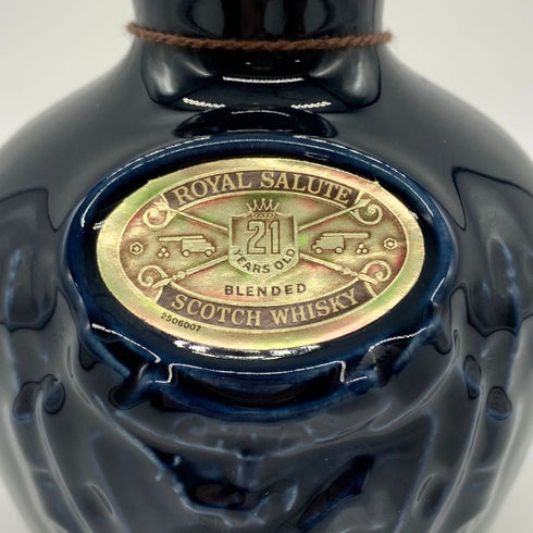 シーバス ブラザーズ ロイヤルサルート 21年 青陶器ボトル 375ml 40% CHIVAS BROTHERS ROYAL SALUTE スコッチウイスキー822g【F】