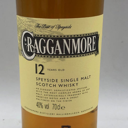 クラガンモア 12年 700ml 40% CRAGGANMORE スコッチウイスキー【L4】