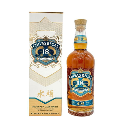 シーバスリーガル 18年 ミズナラ カスクフィニッシュ 700ml 40% CHIVAS REGAL MIZUNARA CASK FINISH スコッチウイスキー【V】
