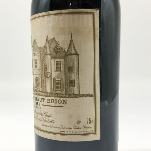 シャトー オー ブリオン 1981 750ml 13% CHATEAU HAUT BRION ボルドーワイン【J4】