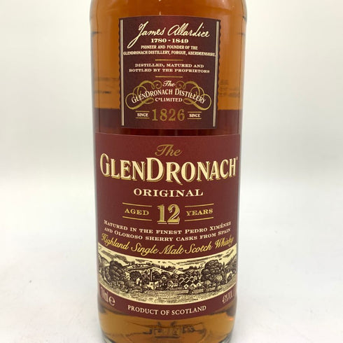グレンドロナック 12年 オリジナル オロロソシェリー 43% 700ml GLENDRONACH ORIGINAL スコッチウイスキー【Y】