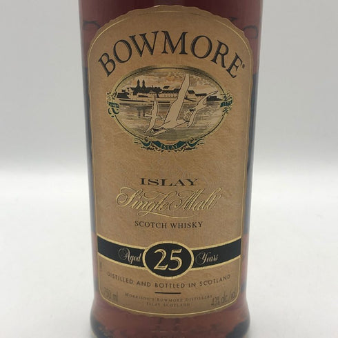 ボウモア 25年 カモメラベル 750ml 43% BOWMORE スコッチウイスキー【同梱不可】【X4】