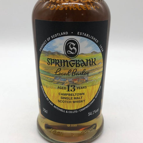 スプリングバンク ローカルバーレイ 13年 700ml 54.1% SPRINGBANK LOCAL BARLEY スコッチウイスキー【M1】