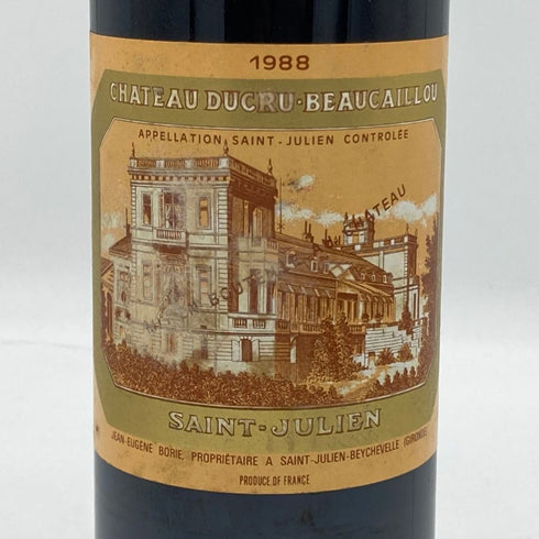 シャトー デュクリュ ボーカイユ 1988 750ml 12.5% CHATEAU DUCRU-BEAUCAILLOU ボルドーワイン【C4】