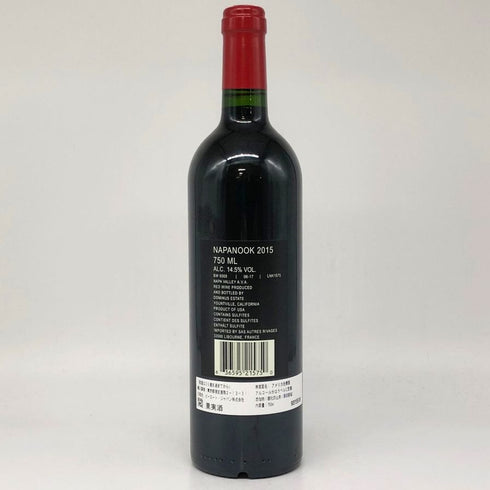 ドミナス エステート ナパヌック 2015 750ml 15% DOMINUS ESTATE NAPANOOK カリフォルニアワイン【L2】