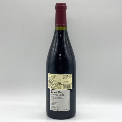 ドメーヌ サンタ デュック レ ヴィエイユ ヴィーニュ 2010 750ml 14% Domaine Santa Duc フランスワイン【B3】