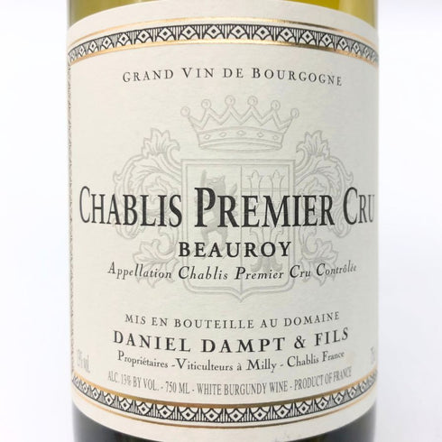 ダニエルダンプ シャブリ プルミエクリュ ボーロワ 2021 750ml 13% DANIEL DAMPT 白ワイン【K2】