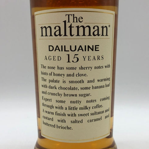 ザ モルトマン ダルユーイン 15年 2008-202 700ml 48% The Maltman DAILUAINE スコッチウイスキー【J0】