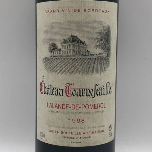 シャトー トゥルヌフィーユ 1998 750ml 14% Chateau Tournefeuille ボルドーワイン【S4】