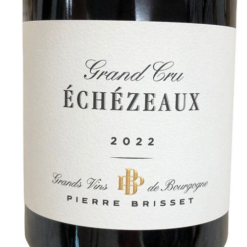 ピエール ブリセ エシェゾー グランクリュ 2022 750ml 13.5% Pierre Brisset Echezeaux Grand Cru ブルゴーニュワイン【H3】