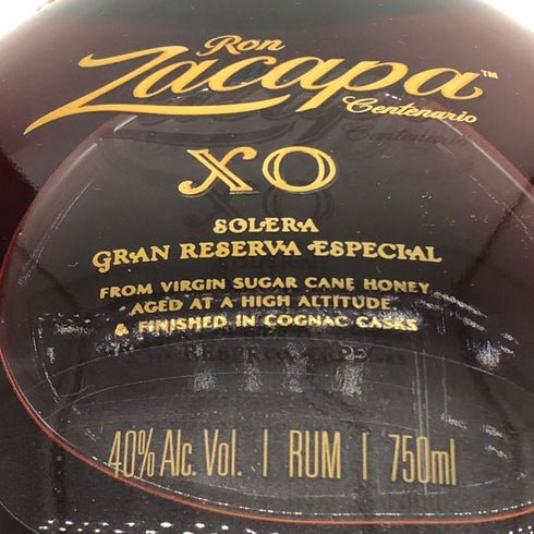 ロンサカパ センテナリオ X.O. ソレラ グランリザーブ 700ml 40% Ron Zacapa ラム酒【R1】