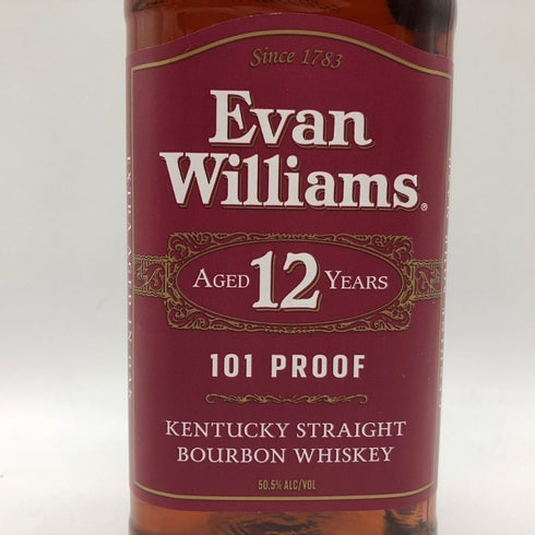 エヴァン ウィリアムズ 12年 蝋キャップ 50.5% 750ml Evan Williams バーボン【G1】