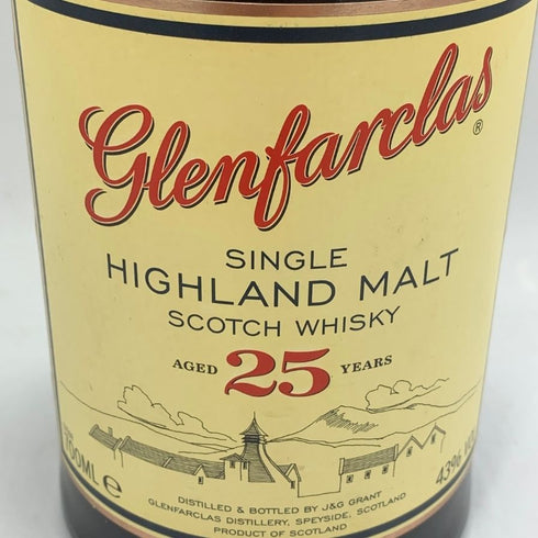 グレンファークラス 25年 700ml 43% Glenfarclas スコッチウイスキー【U4】