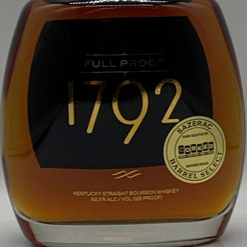1792 フルプルーフ 125プルーフ 750ml 62.5% FULL PROOF バーボン【C2】