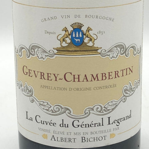 アルベール ビショー ジュヴレ シャンベルタン ラ キュヴェ デュ ジェネラル ルグラン 750ml 13.5% 2018 ALBERT BICHOT GEVREY CHAMBERTIN La Cuvee Du General Legrand ブルゴーニュワイン【F2】