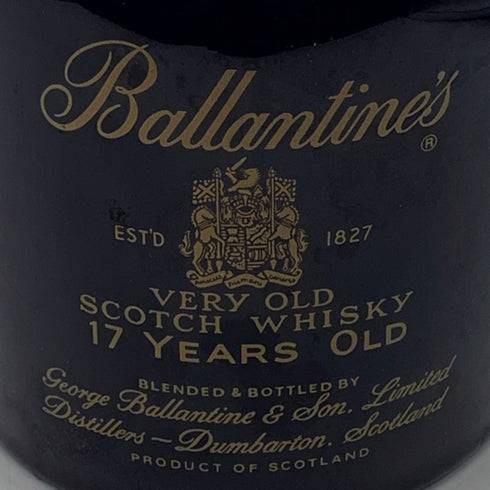 バランタイン 17年 ベリーオールド 青陶器ボトル 750ml 43% Ballantine's VERY OLD スコッチウイスキー1461.6g【L4】