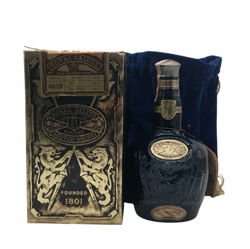 シーバス ブラザーズ ロイヤルサルート 21年 青陶器 700ml 40% CHIVAS BROTHERS ROYAL SALUTE スコッチウイスキー1335g【F0】