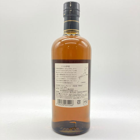東京都限定◆ニッカ 伊達 ブレンデッド ウイスキー 700ml 43% NIKKA DATE 【W4】