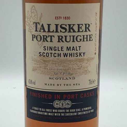タリスカー ポートリー シングルモルト 45.8% 700ml TALISKER PORT RUIGHE スコッチウイスキー【C1】